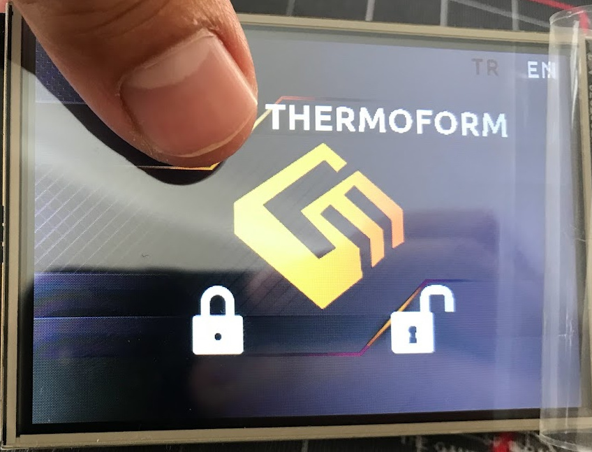 HMI development for thermoform machine